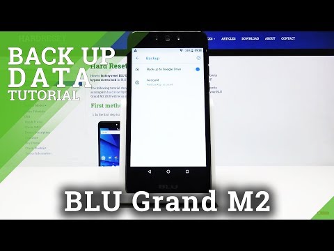 How to Create Google Backup Account in BLU Grand M2 - Enable Google Backup