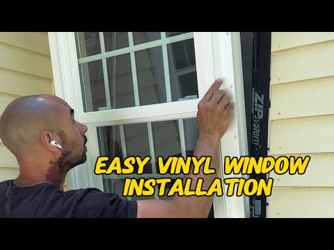 How to Install a New Window EASY in Under 2 minutes! (4K)