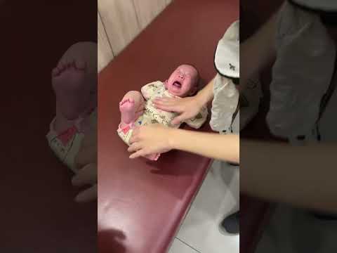 小糯米打針💉 4個月寶寶疫苗 #4monthsbaby #babygirl