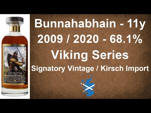 Bunnahabhain 2009/2020 Vikings Series Cask Strength Single Malt Scotch Whisky Review by WhiskyJason