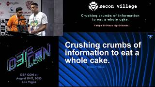 Crushing crumbs of information to eat a whole cake.