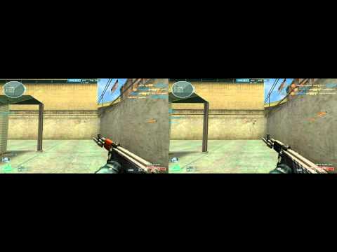 Cross Fire North America || AK-Knife vs. AK-Knife Adv (AK-47 Black Strike-Knife) Spray Comparisons