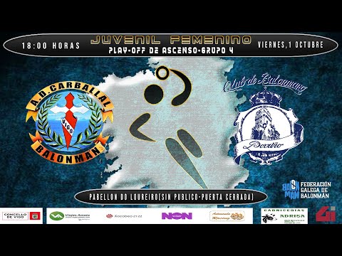 PLAY-OFF ASCENSO JUVENIL FEMENINA CALFRIMA A.D. CARBALLAL - BM. PORRIÑO "B"