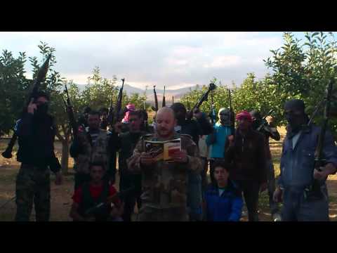 بيان تشكيل كتيبة أسود القلمون وانضمامها إلى لواء القادسية في منطقة القلمون في ريف دمشق