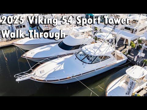 The 2025 Viking 54 Sport Tower- Full Tour – The Ultimate Offshore Machine