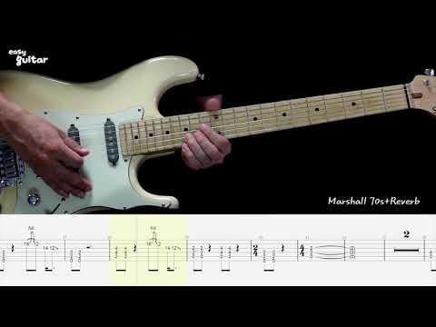 Joan Jett - I Love Rock 'N' Roll Guitar Lesson With Tab (Slow Tempo)