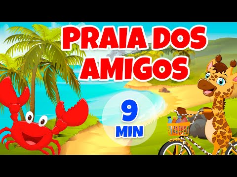 Praia dos Amigos - Giramille 9 min | Desenho Animado Musical