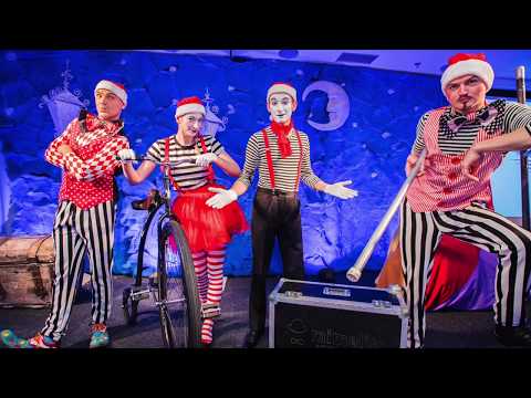 Mimowie Warszawa i Żongler w hotelu na Mikołajki - Mimello