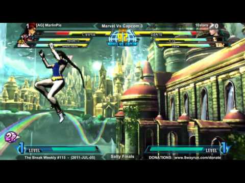 The Break Weekly #115 - MvC3 SF - [AG] MarlinPie VS 10stars