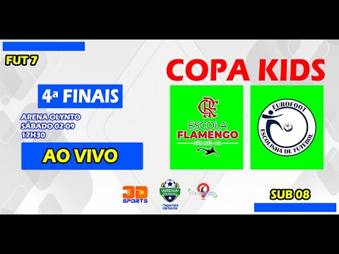 FLAMENGO X EUROFOOT - FUT 7 SUB 08 QUARTAS COPA KIDS 2023