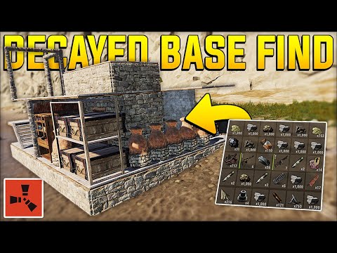FINDING A RICH PLAYERS RUST DECAYED BASE FOR LUCKY FREE LOOT! - Rust Duo Gameplay Ep 4