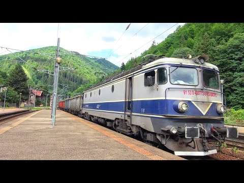 EA 772 SNTFC a Depoului Ploiești la tracțiunea unui Marfar Unicom-Sinaia-23.07.2021