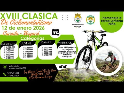 XVIII CLASICA DE CICLOMONTAÑISMO CUCAITA 2026