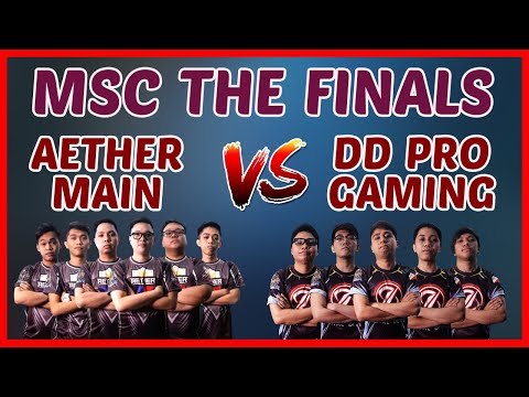 The Finals! DD Pro Gaming vs Aether Main | MSC Game1 - Mobile Legends - MLBB