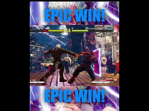 EPIC WIN! #shorts #sfv #urien #epiccombo #memes