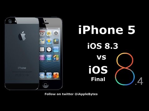 iOS 8.4 (Final) vs iOS 8.3 on iPhone 5