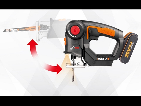 Akumuliatorinis siaurapjūklis WORX WX550.9 (be akum. ir kroviklio)
