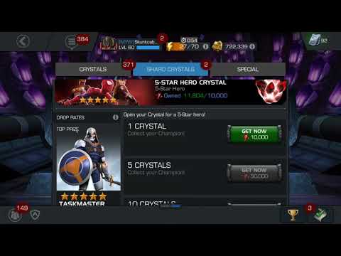 6* crystal opening and crazy 5* crystal opening MCOC Marvel Contest of Champions