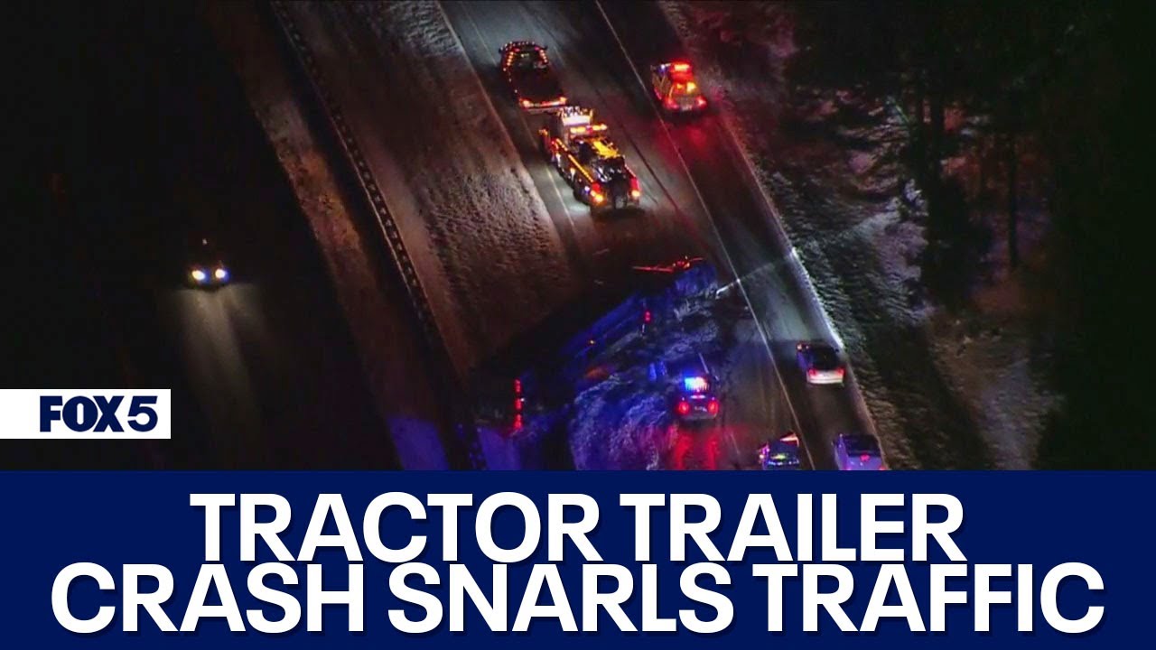 Tractor trailer crash snarls traffic in Anne Arundel County | FOX 5 DC