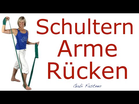 🍍30 min. Schultern ,Arme, Rücken formen und straffen | Oberkörper-Kräftigung mit dem Band