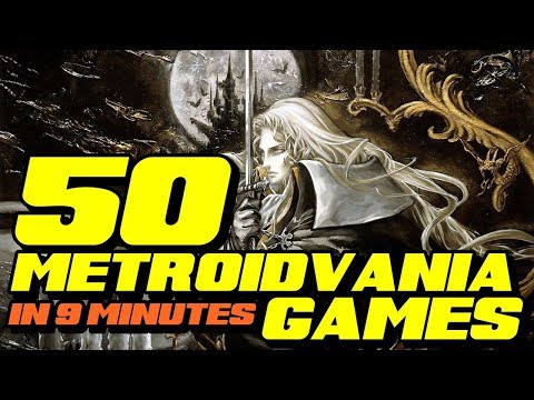 50 Metroidvania in 9 minutes PART 1