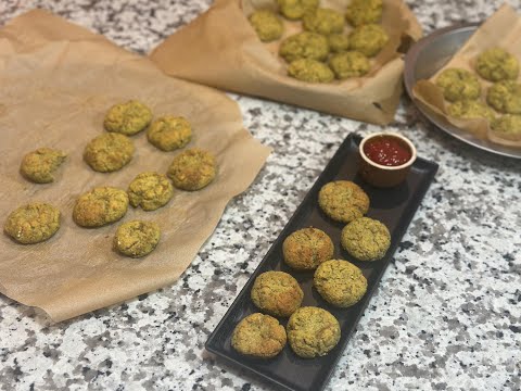 How to Make Baked Falafel | Oil-Free & High-Protein Vegan Meal. #BakedFalafel