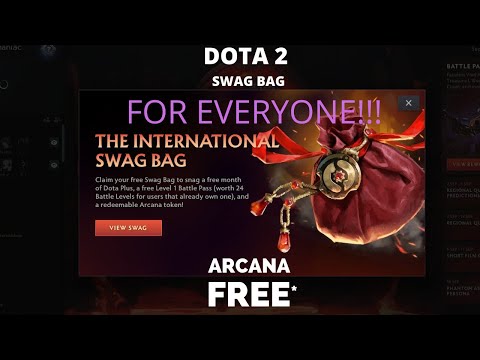 The International 2022 Dota 2 Swag Bag - Gaben Giving Away FREE 1 Arcana for every Dota 2 Player