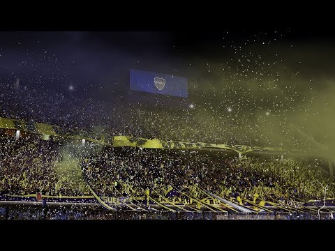 Boca Juniors - River Plate "IMPRESIONANTE Recibimiento en La Bombonera" LIBERTADORES