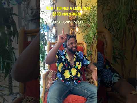 Learn How I Turned $597 into $89k in 7 Days!