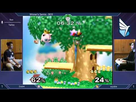 MMOM185 SSBM - MnT | 2saint (Jigglypuff) vs. squible (Fox) - Melee WSF