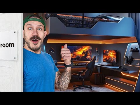 I Built A Futuristic Loft Bed For My Kids