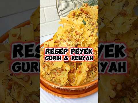 resep peyek gurih renyah dan tahan lama #resepmasakan #masakanrumahan #reseprumahan