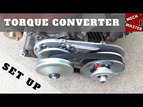 Installation des Drehmomentwandlers für Go-Karts (TAV)