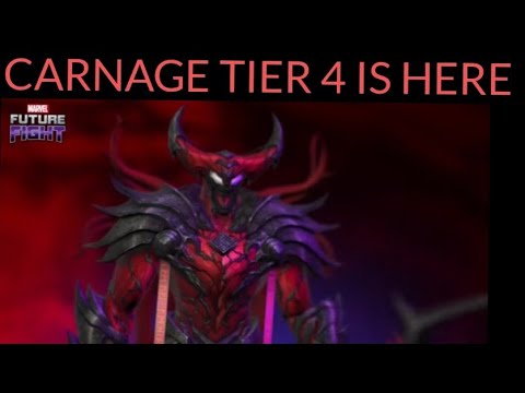 CARNAGE TIER 4 IS HERE WITH A SICK UNIFORM - Marvel Future Fight