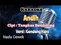 ANDIH KARAOKE LAGU KARO VERSI GENDANG KARO NADA CEWEK