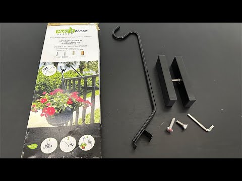 Hold it Mate 18 inch Multi Use Hook for Flower Basket