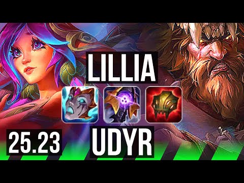 LILLIA vs UDYR (JGL) | 52k DMG, Godlike | EUW Master | 25.23
