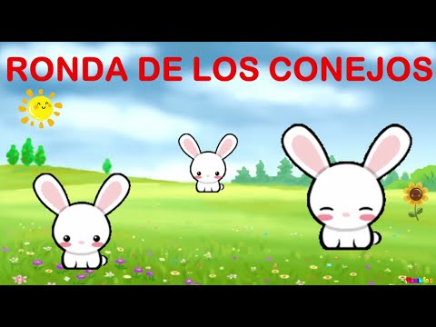 ronda de los conejos con letra 🐰 - musica infantil