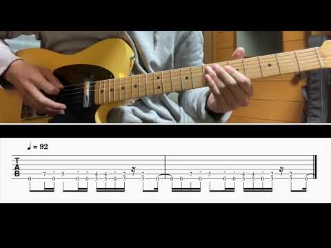 [TAB譜] You Don't Fool Me/UFO Guitar riff [ギター]