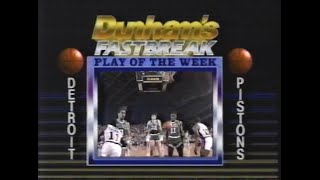 1989 Detroit Pistons Halftime Show (Dunham's Fast Break - 1-31-89)