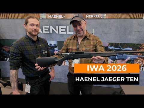 IWA 2026: NEU - Repetierbüchse Haenel Jaeger TEN mit Picatinny-Schiene und Mündungsgewinde