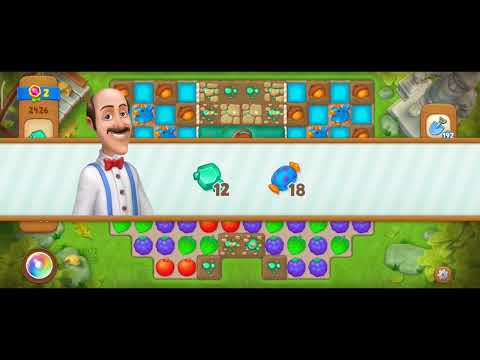 Gardenscapes Level 2426 Walkthrough "No Boosters Used"