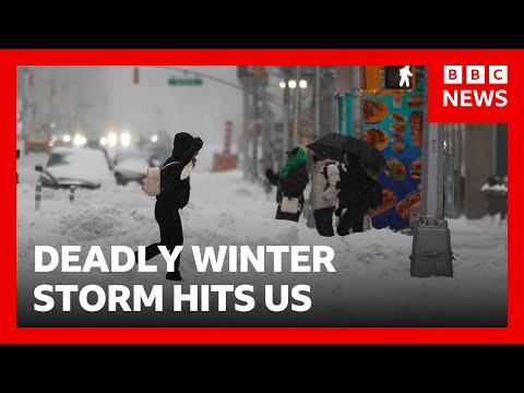 美國遭遇冬季風暴！至少14人罹難 | BBC News (At least 14 dead as winter storm sweeps across US | BBC News)