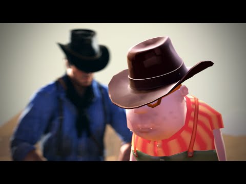 Carl Wheezer meets Arthur Morgan [SFM]