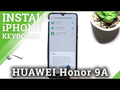 How to Install iPhone Keyboard on Honor 9A – Green Apple Keyboard