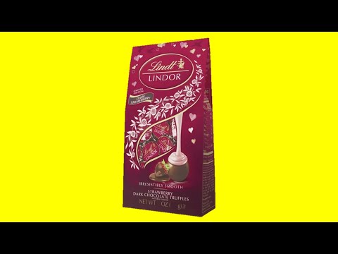 Lindt Lindor - Strawberry Dark Chocolate Truffle