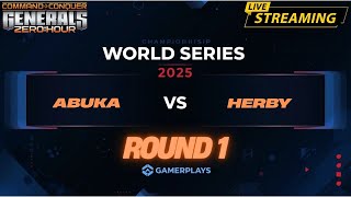 🔥 Світова серія 2025 | Раунд 1 | Herby vs Abuka BO9 | Generals Zero Hour Україна