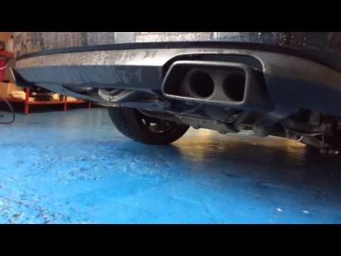 BMW 550i GT muffler delete