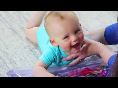 Splashin'kids Inflatable Tummy Time Premium Water mat Infants and Toddlers is The Perfect via amazon