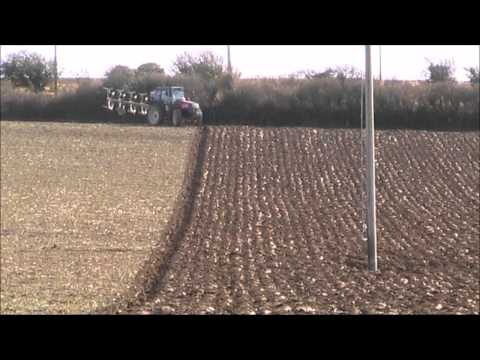 Valtra spring ploughing